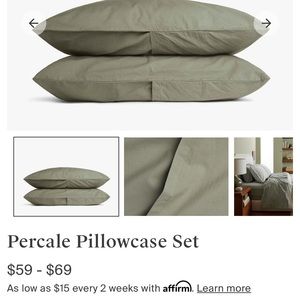 New Parachute Percale PillowCase